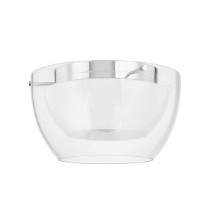 Troy Lighting Dutton 1 - Light Flush Mount in  Polished Nickel Opal Glossy Shade - 1 of 1