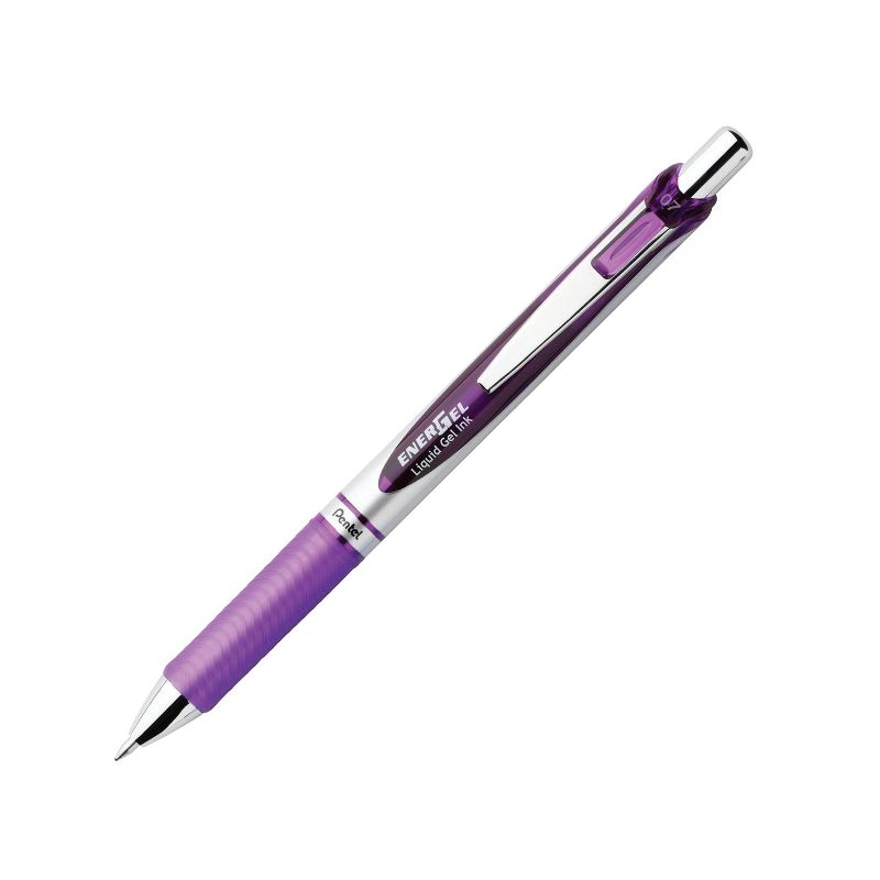 Pentel EnerGel 3pk Gel Pen Violet Ink with +1 refill, 6 of 7