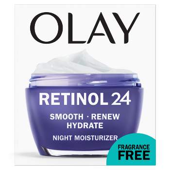 Olay Regenerist Retinol 24 + Peptide Night Face Moisturizer Cream - 1.7oz