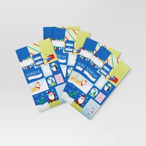 50ct Christmas Peel and Stick Gift Tags Blue/Green/Red - Wondershop™ - 1 of 3