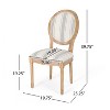 Christopher Knight Home Phinnaeus 7-Piece Dining Set with Extendable Table and Upholstered Chairs - 3 of 4