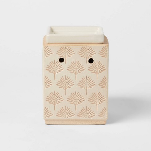Ceramic Debossed Pattern Wax Warmer Threshold Target