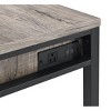 NicBex Home Office Desk 36" Modern Writing Desk with 2 Drawers with Metal Slides, Chrome Wooden Desktop and Metal Legs for Office, Study - 4 of 4
