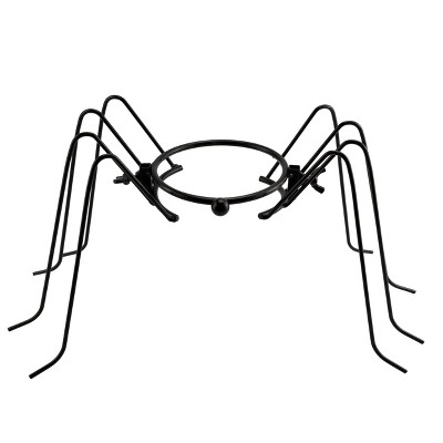 Esterno Black Spider Ring for Pots; Flower Pot Base Holder or Bowl Serving Holder, Halloween Scary Themed