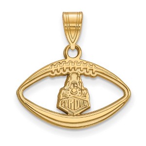 Black Bow Jewelry 14k Yellow Gold Plated Sterling Silver Purdue Boilermakers NCAA Pendant - 1 of 3
