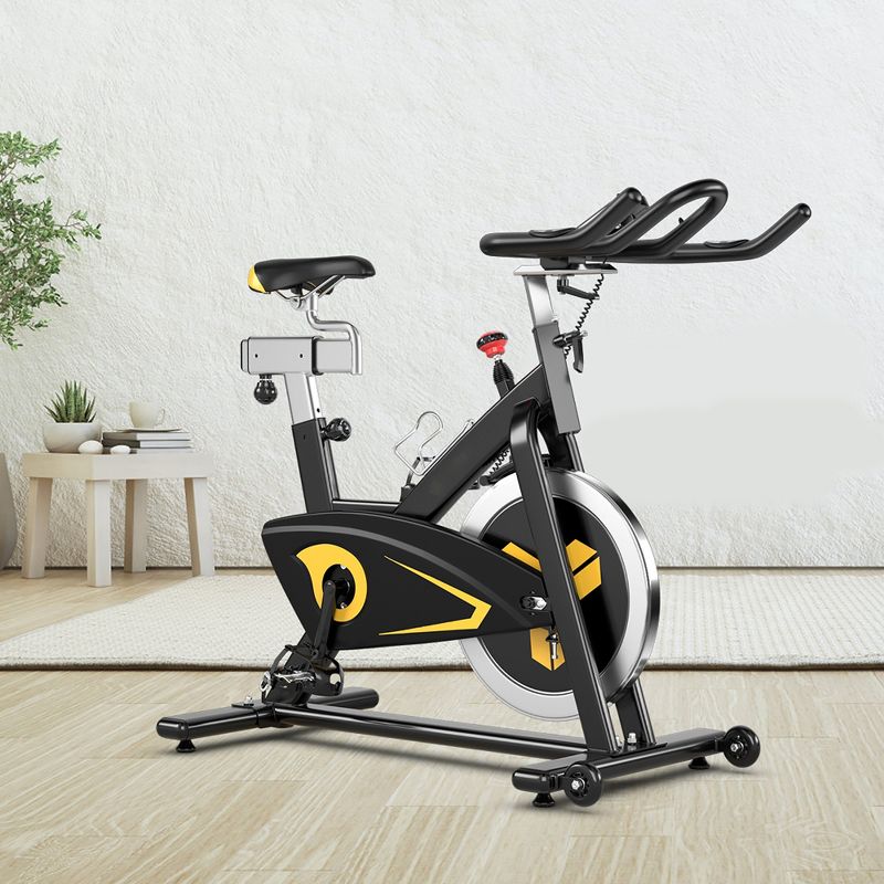 Costway Magnetic Exercise Bike Stationary Belt Drive Indoor Cycling Bike Gym Home Cardio, 2 of 11