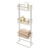 iDESIGN Everett 3 Tier Shower Shelf Organizer 12 "x7 "x32 " Satin - 2 of 4