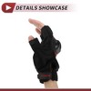 Unique Bargains Motorcycle Cycling Half Finger Gloves 1 Pair - 3 of 4