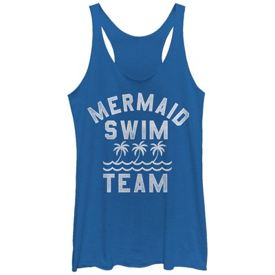 Women's Lost Gods Mermaid Swim Team Racerback Tank Top