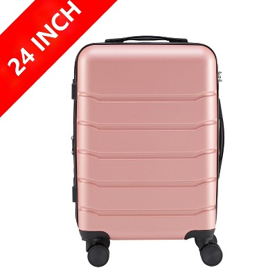 Musment 24" Hardside Luggage with Spinner Wheels Expandable and TSA Lock Hard Shell Lightweight Roller Suitcase