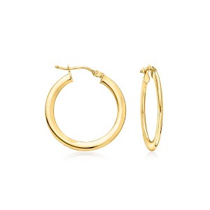 Ross-Simons Italian 14kt Yellow Gold Hoop Earrings - 1 of 3