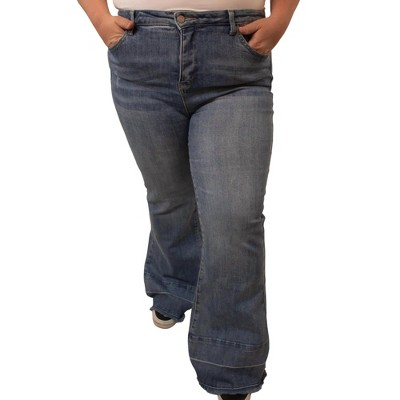Women's Tummy Control Jean with Raw Shadow Hem - BLAKELEY