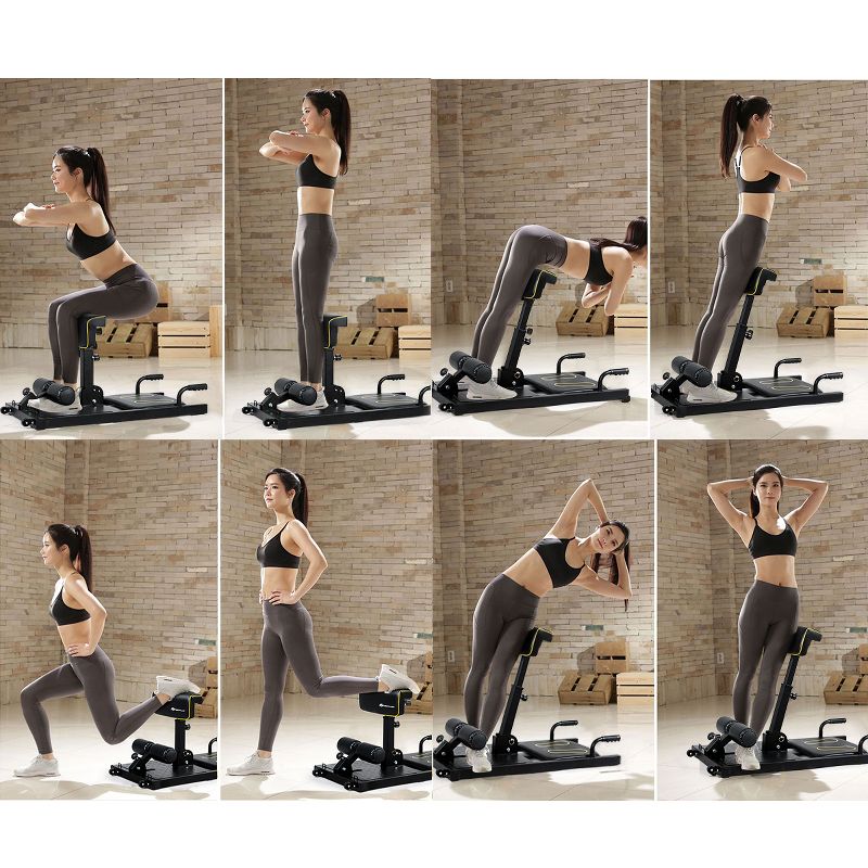 Gpolus 8-in-1 Multifunction Squat Machine Deep Sissy Squat Home Gym Fitness Ab Trainer, 5 of 11