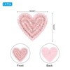 Unique Bargains Heart Rhinestone Cloth Sew on Applique Patches - 2 of 4