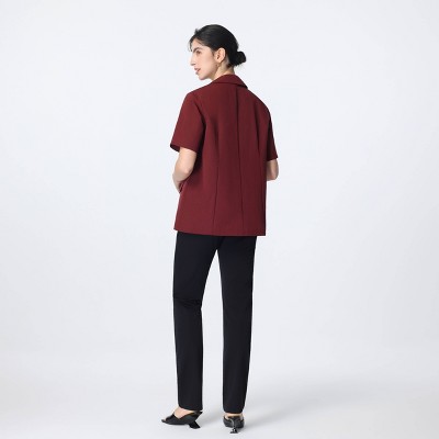 A New Day Women's Button-Down Blazer - A New Day™ Dark Red L — фото 2