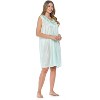 Casual Nights Women's Sleeveless Flower Satin Nightgown - 3 of 4