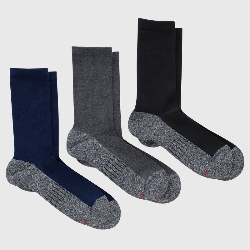 Hanes Premium Men&#39;s Total Support Crew Socks 3pk - 6-12, 2 of 4