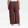 Women's High-Rise Modern Gauze Pull-On Pants - A New Day™ - 2 of 3