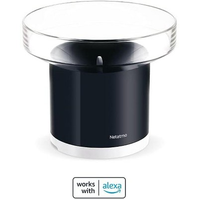 Netatmo Black Wireless Smart Home Rain Gauge