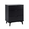 NicBex Mid-Century Modern 3-Drawer Dresser Solid Wood with Runners & Groove Handles for Bedroom/Living Room - 2 of 4