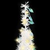 vidaXL Artificial Christmas Tree Pop-up 200 LEDs White 82.7 in. - 3 of 4