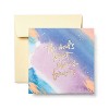 "With Sympathy and Prayers" Greeting Card: Carlton Cards, Multicolor, Folded, Solid Pattern, 7x5, Printed Design - 2 of 4