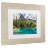 Trademark Fine Art Pierre Leclerc Grassi Lakes Matted Framed Art - 3 of 4