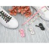 INSPIRE CHIC Colorful Heart Square Print Flat Shoelaces for Sneakers 1 Pair - 4 of 4