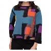 Women's COLLAGE SWING PULLOVER SWEATER - habitat - 2 of 3