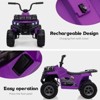 12V Kids Ride On Electric ATV, Ride Car Toy with Bluetooth Audio,High/Low Speed, LED Headlights, Battery Indicator & Radio, for Boys Girls 3-10 - 2 of 4