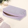 Unique Bargains Women Portable Solid Color Makeup Bag 1 Pc - 2 of 3