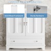 30"W Bathroom Vanity with Ceramic Sink, Bathroom Sink Cabinet with Divided Drawer, Door Organizer & Adjustable Shelf - ModernLuxe - 3 of 4