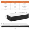 Vynxaria Tri-Fold Memory Foam Mattress - Premium Foldable Mattress Topper, Space-Saving 3-Fold Design, Removable Washable Cover - 2 of 4