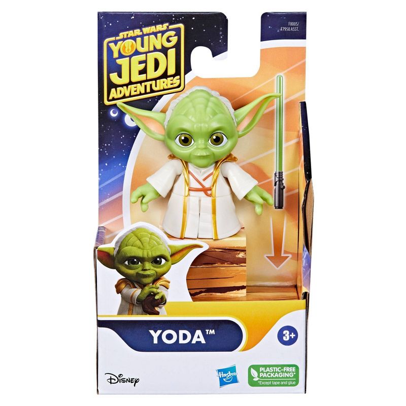 Star Wars Young Jedi Adventures Yoda Action Figure, 3 of 9