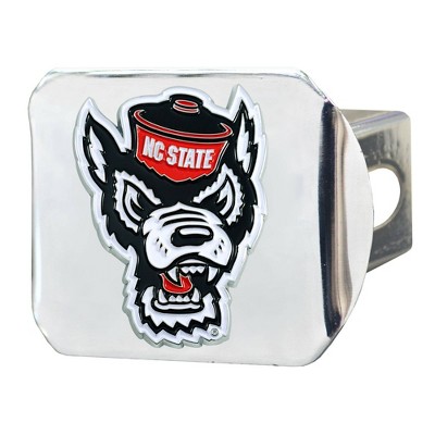 NCAA NC State Wolfpack University Metal Emblem Hitch Cover