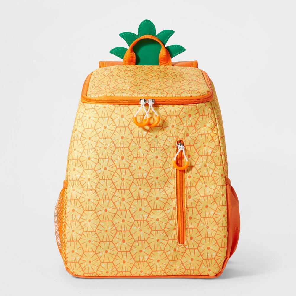 7.5qt Backpack Cooler Pineapple - Sun Squad™