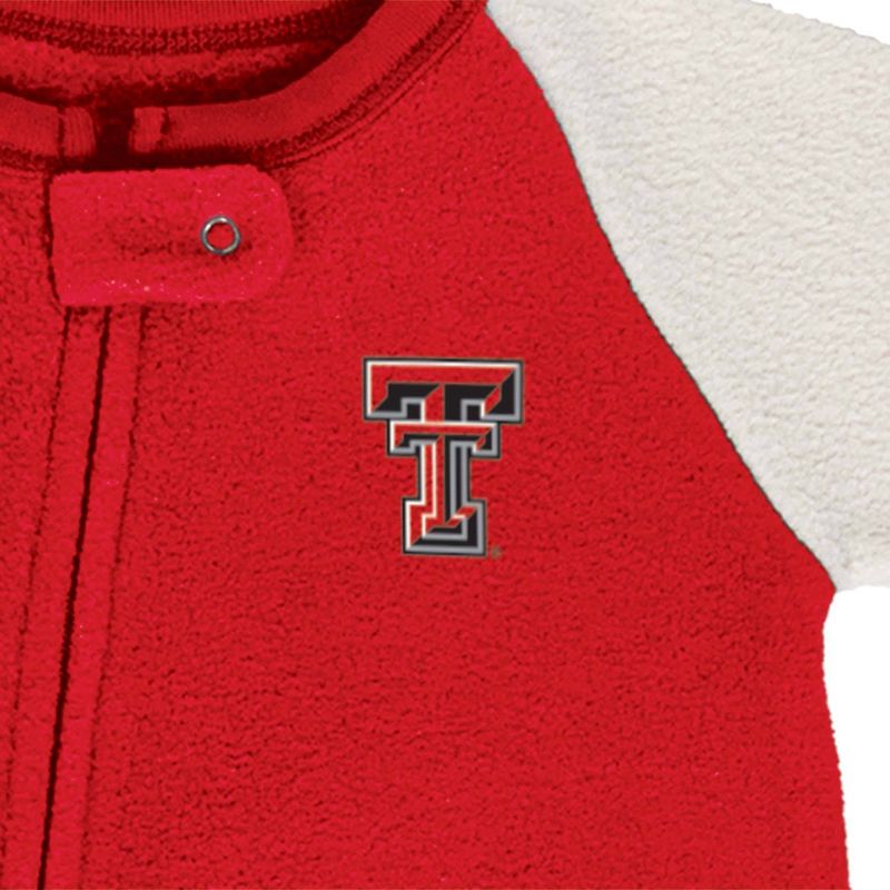 NCAA Texas Tech Red Raiders Infant Boys&#39; Blanket Sleeper, 3 of 4