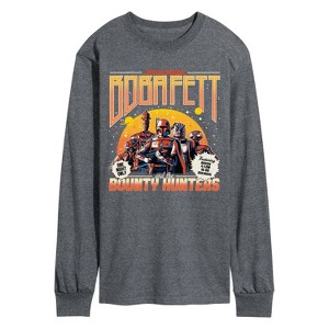 Men's - Star Wars - Boba Fett and the Bounty Hunters Band Long Sleeve Graphic T-Shirt - 1 of 3