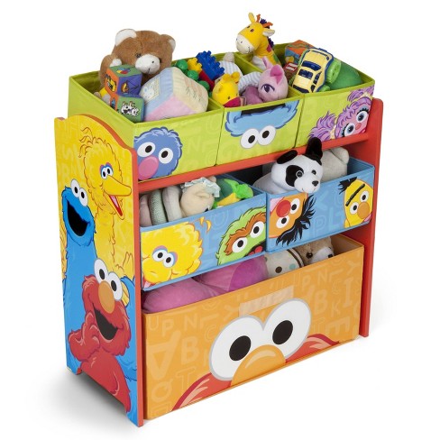 Sesame Street Design And Store 6 Bin Toy Organizer - Delta Children : Target