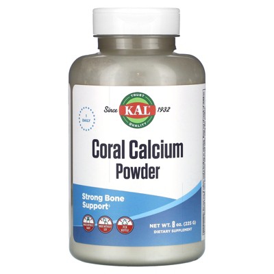 KAL Coral Calcium Powder, 8 oz (225 g)