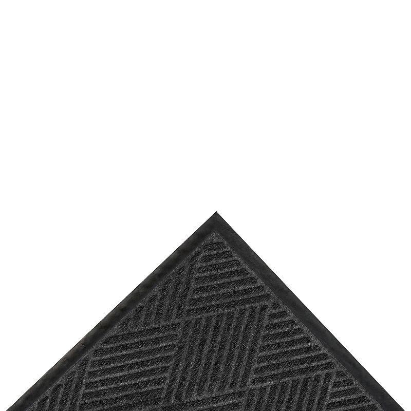 4&#39;x6&#39; Solid Diamond Doormat Charcoal - HomeTrax, 3 of 5
