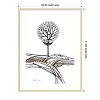 Amanti Art The Round Tree by Aniko Hencz Wood Framed Wall Art Print - 3 of 4