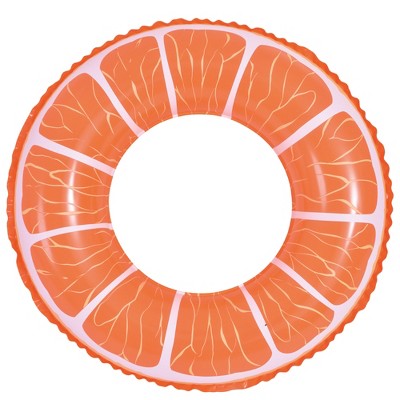 Orange slice hot sale pool float