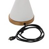 Modern Ceramic Table Lamp Gold - CosmoLiving by Cosmopolitan - image 4 of 4