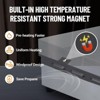 Upgraded Magnetic Wind Guards,Stainless Steel Wind Screens Protect Flame, Hold Heat, Blackstone Griddle Accessories for Camping - 2 of 4