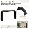Lyngins Entryway Table with Elegant and Versatile Design,Console Table with Storage Space for Living Room,Black - 4 of 4