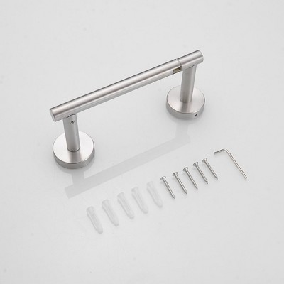 Brushed Nickel Wall Mounted Pivoting Toilet Paper Holder