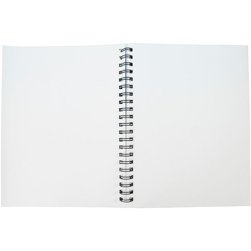 Sax Sulphite Spiral Binding Artists Sketch Diary, 50 lbs, 8-1/2 x 11 Inches, 100 Sheets, White, 2 of 3