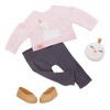 Our Generation Eliana 18" Fashion Doll & Plush Swan - image 4 of 4