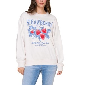 Women's Strawberry Festival Sweatshirt - Tres Bien - 1 of 2